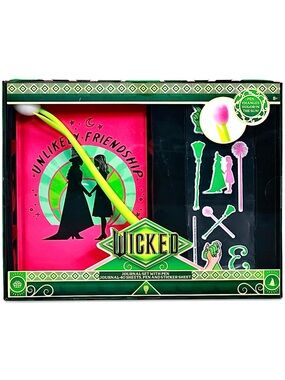 Wicked Journal Set with Color Changing Pen and Puffy Stickers NWT